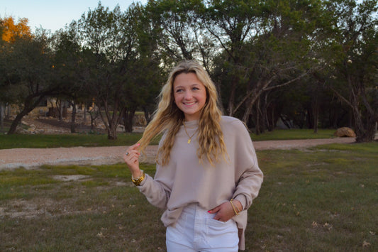 Oatmeal Knit Sweater
