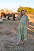 Load image into Gallery viewer, Annabelle Dress in Sage
