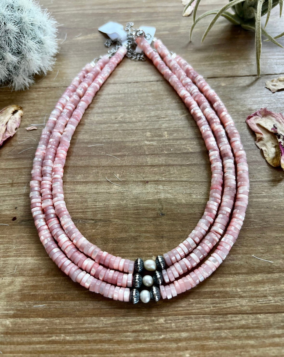 Pink Shell Necklace