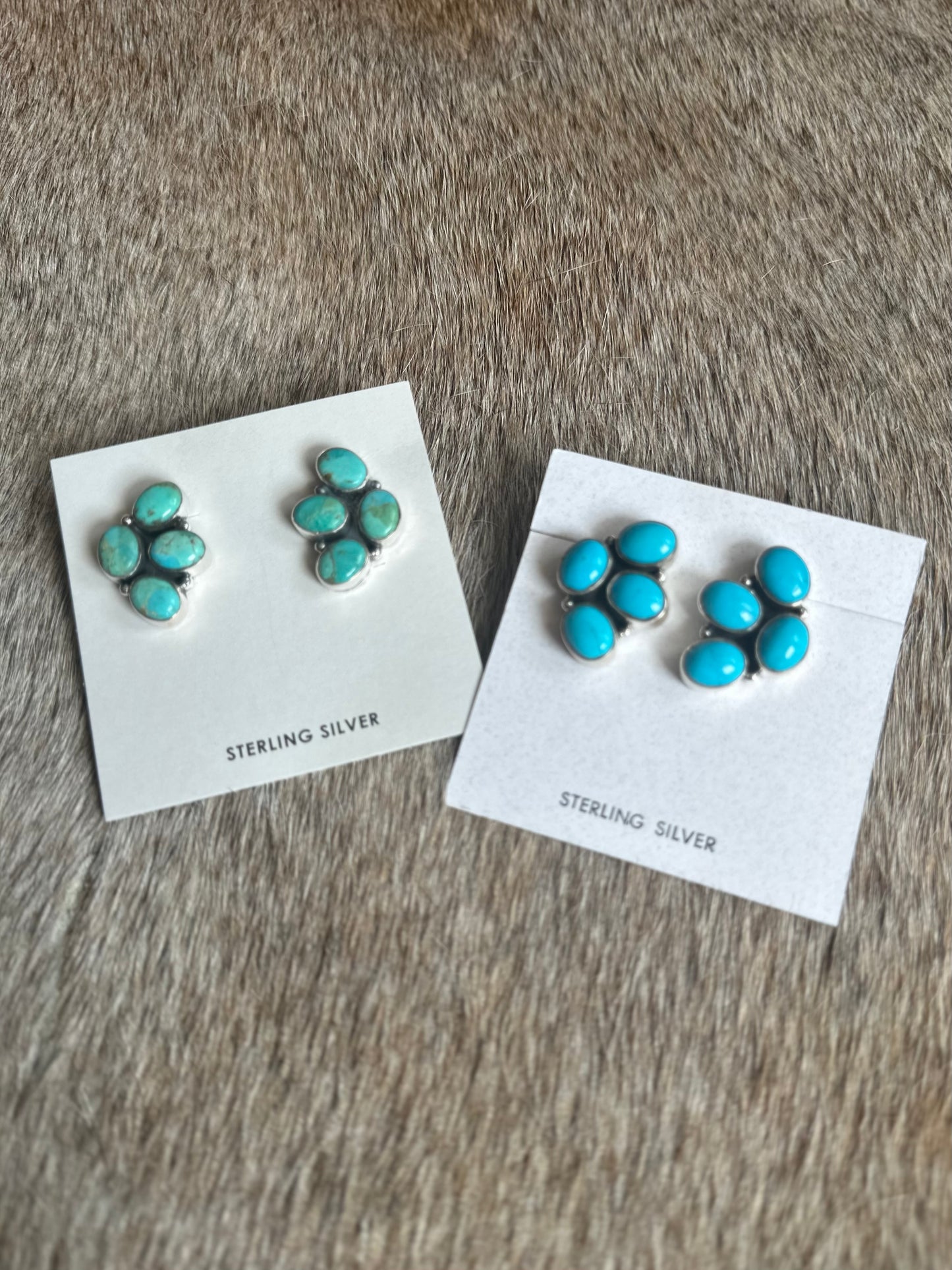 Hada Blue Kingman Earrings