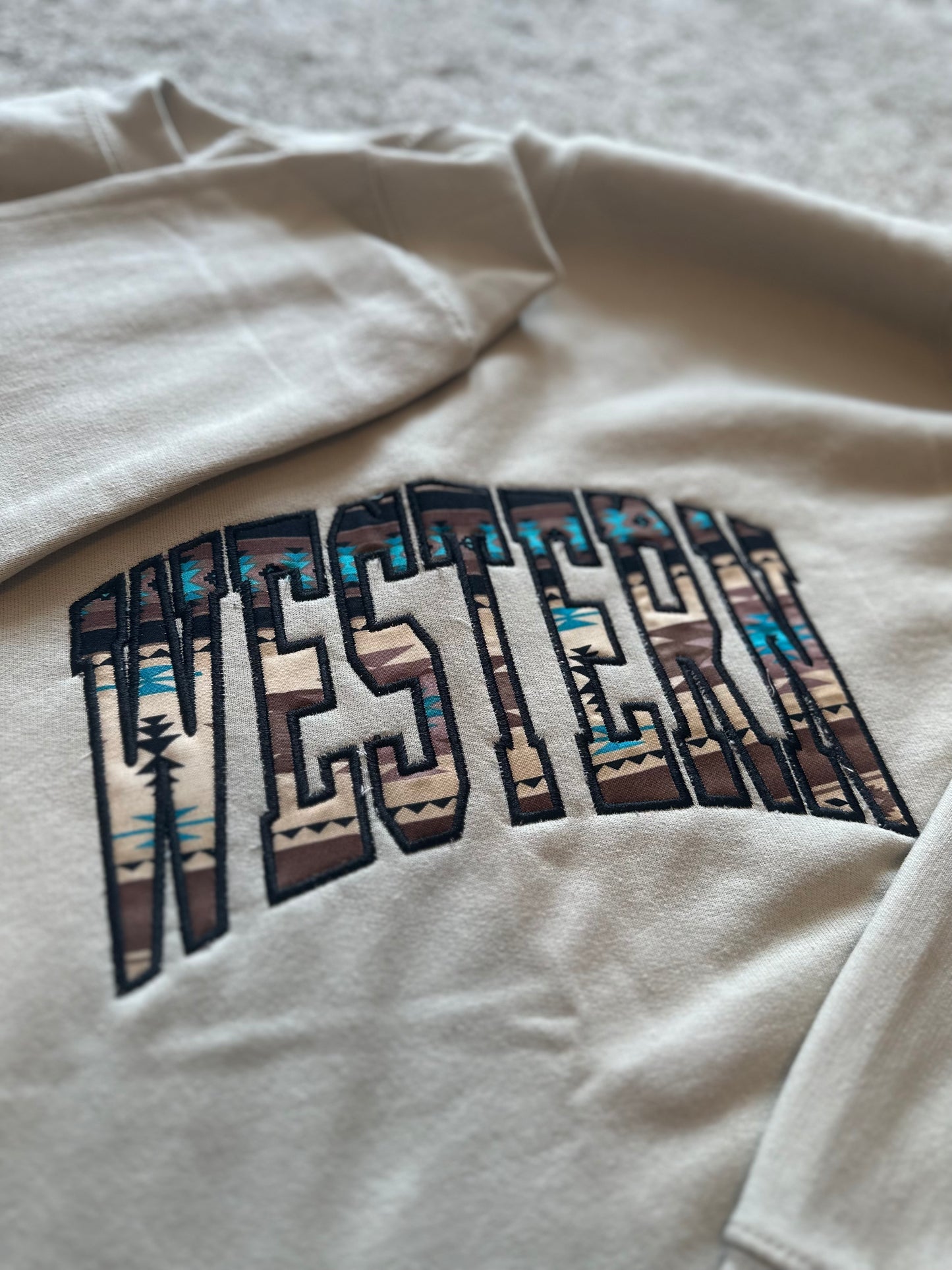Western Embroidered Sweatshirt