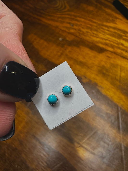 Mini Turquoise Studs