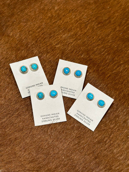 Turquoise Stone Earrings